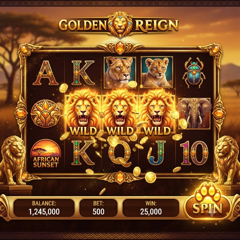 Golden Lion slot game lucky Chinese zodiac theme Philippines