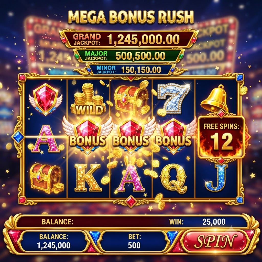 Mega Bonus slot game massive jackpot potential