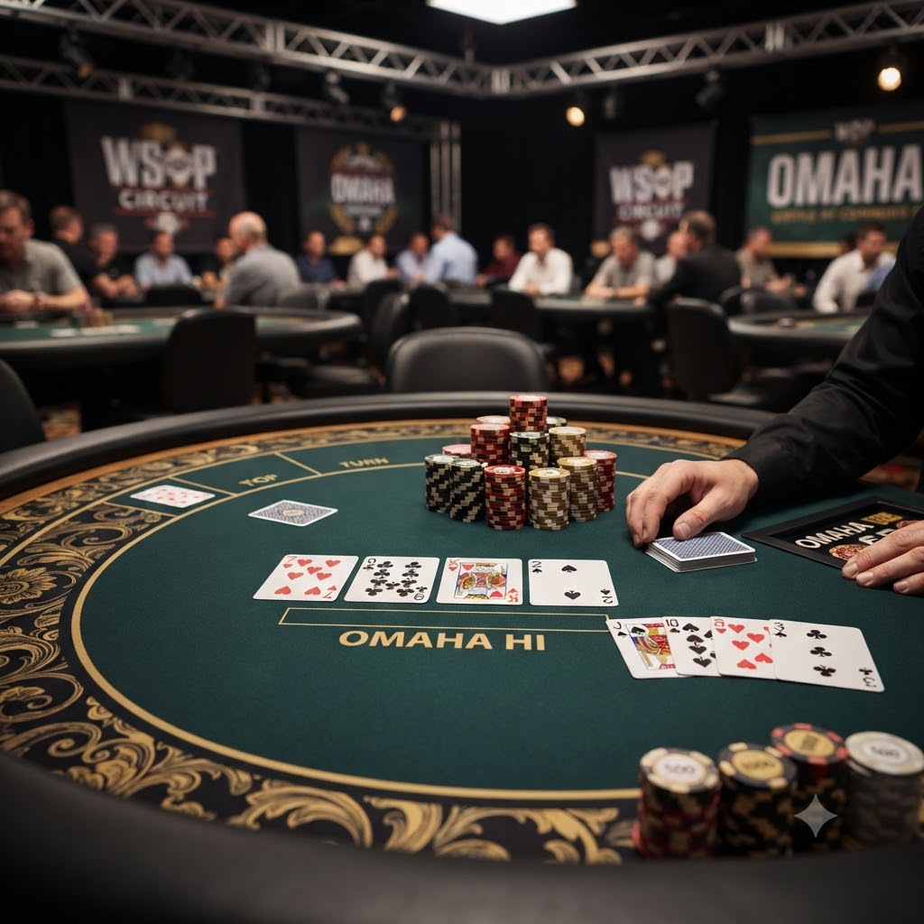 Omaha poker online Philippines four-card action