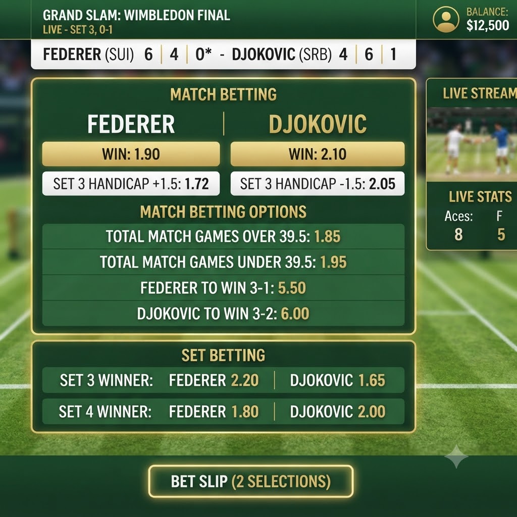 Tennis betting Philippines ATP WTA